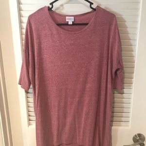 Rare solid! Heathered Muted burgundy Irma